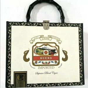 Bueno Wooden Las Vegas cigar box handbag